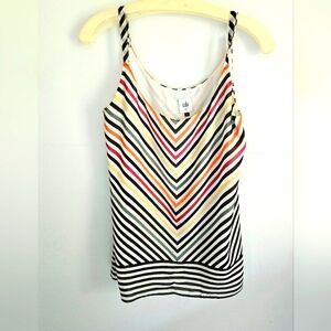 Cabi stripe tank top multi-color 5043